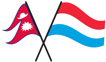 Nepal-Luxemburg-flag